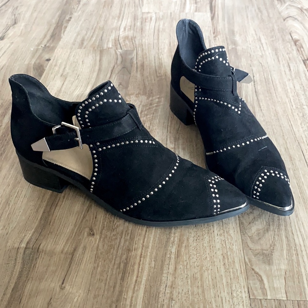 Missguided Black Heeled Shoe Size 41
